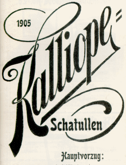 Kalliope-Schatullen